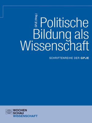cover image of Politische Bildung als Wissenschaft